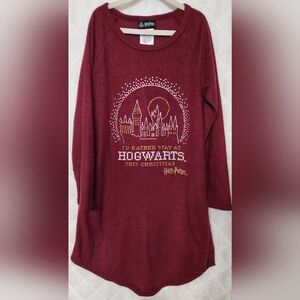 Harry Potter Burgundy Christmas Pajamas